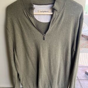 Tommy Bahama Olive Green Pullover Sweater